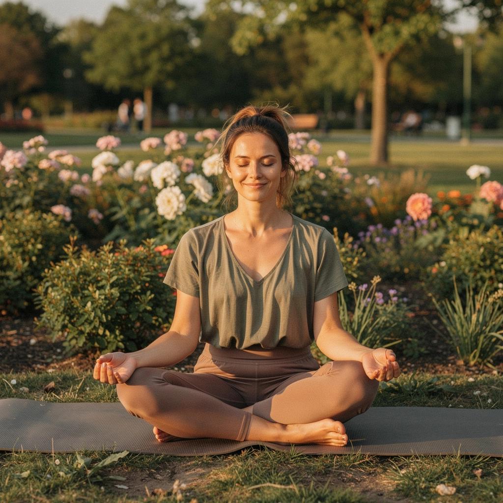 Zbliżenie na dłonie osoby trzymającej się pozycji lotosu.